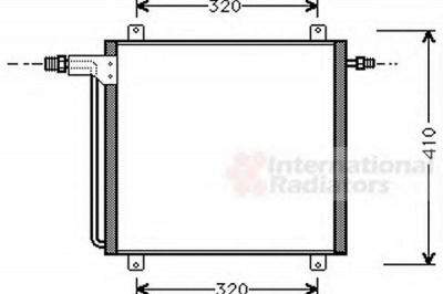 VAN WEZEL 43005200 -  Конденсатор, кондиционер